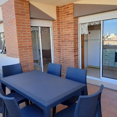 Ferienwohnung Atic Rendilla Sant Carlos de la Ràpita Exterior foto